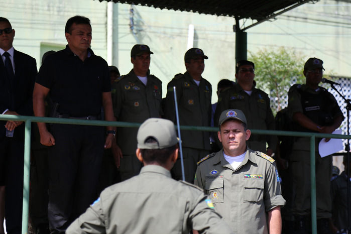 Troca de comando da polícia (Crédito: Tavynho Neto/SSP-PI)