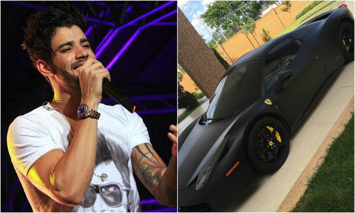 Gustavo Lima posta foto de Ferrari e seguidora o critica (Crédito: Reprodução)