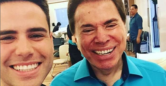 Luiz Bacci e Silvio Santos (Crédito: Reprodução)