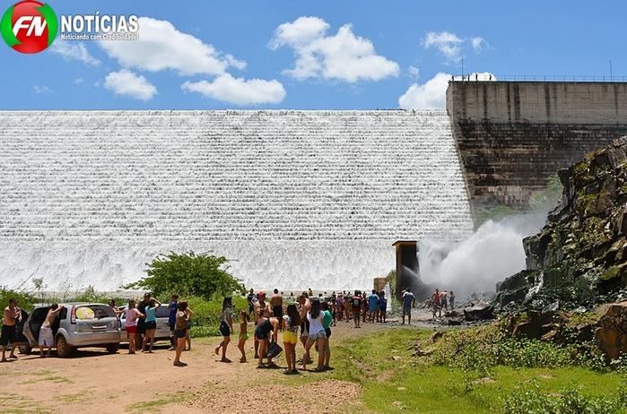 Barragem Poço do Marruá, localizada em Patos do Piauí