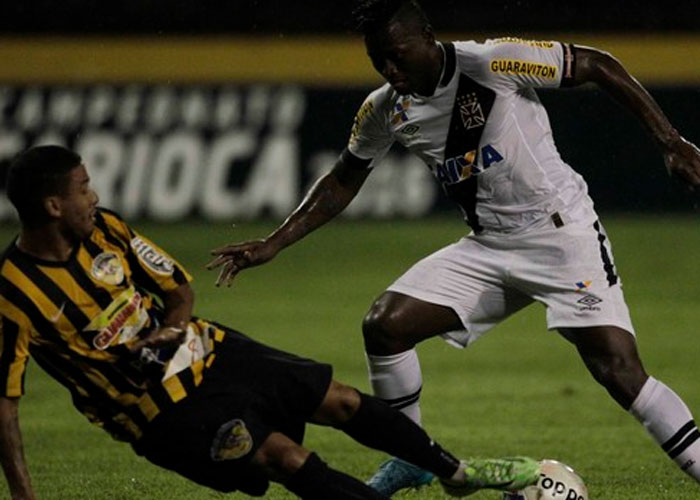 Vasco venceu por 2 a 0 (Crédito: AFP)