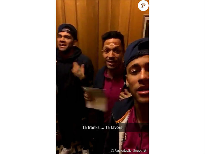 Neymar dança "Tá tranquilo, Tá favorável"