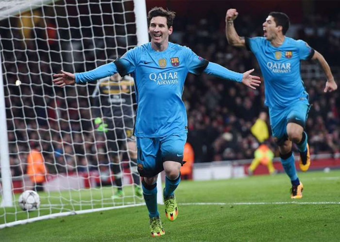 Messi foi o autor dos 2 gols da partida (Crédito: EFE)