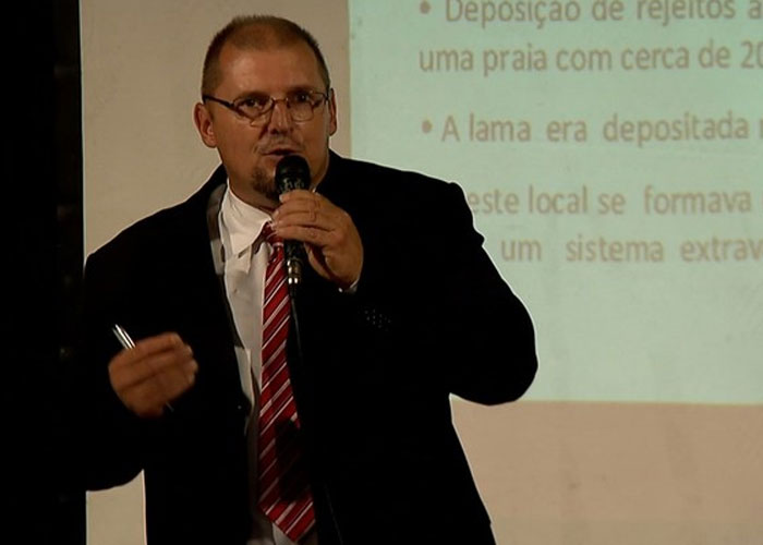 Perito da Polícia Civil de Minas Gerais, Otávio Guerra Terceiro (Crédito: Reprodução/ TV Globo )