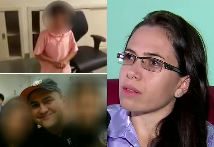 Menino chorou para não ir morar com o pai (Crédito: Reprodução)