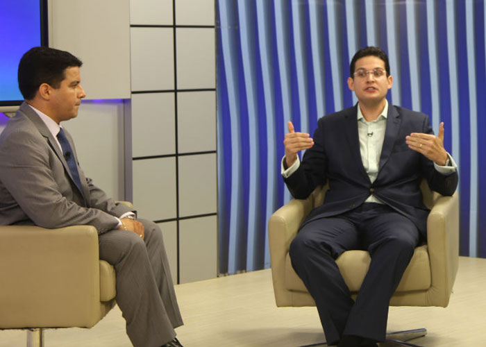 Deputado Alexandre Almeida no Agora (Crédito: Efrém Ribeiro )