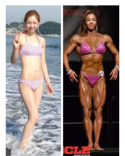Antes e depois de Yeon Woo Jhi (Crédito: Reprodução)