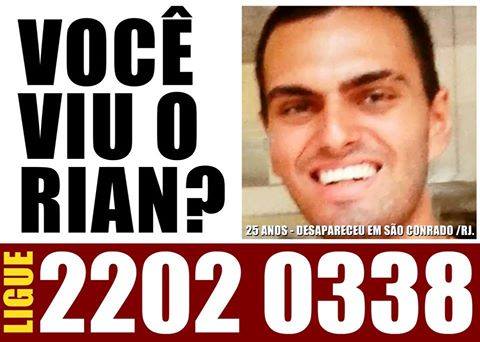 Neto de Chico Anysio desaparece no RJ (Crédito: Reprodução)