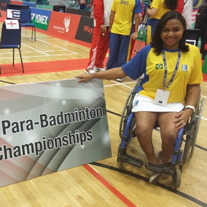 Aluna do IFPI entre as melhores atletas de parabadminton do mundo