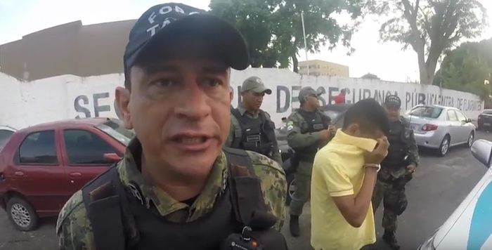 Policial diz que vítimas foram reconhecidas (Crédito: Reprodução/TV Meio Norte)