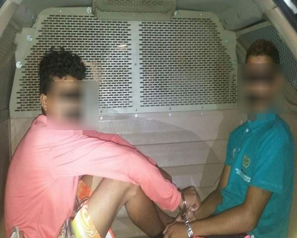 I.P.S, de 16 anos, e I.A.P, de 15 anos de idade