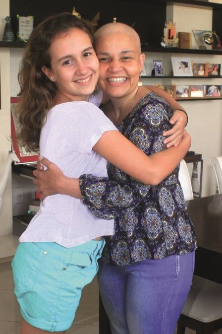 A atriz conta com os cuidados da filha (Crédito: Arquivo pessoal)