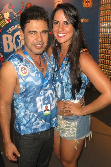 Zezé e a namorada Graciele Lacerda (Crédito: Reprodução)