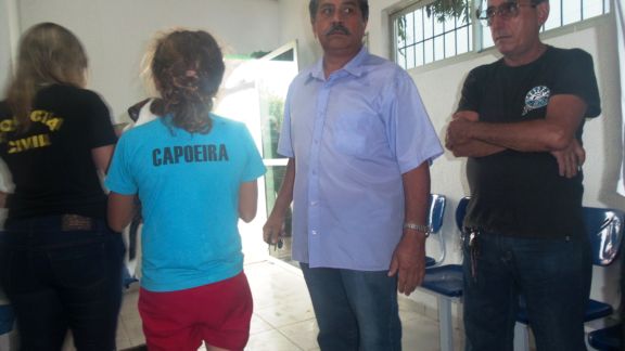 Menina foi ouvida na delegacia (Crédito: Reprodução)