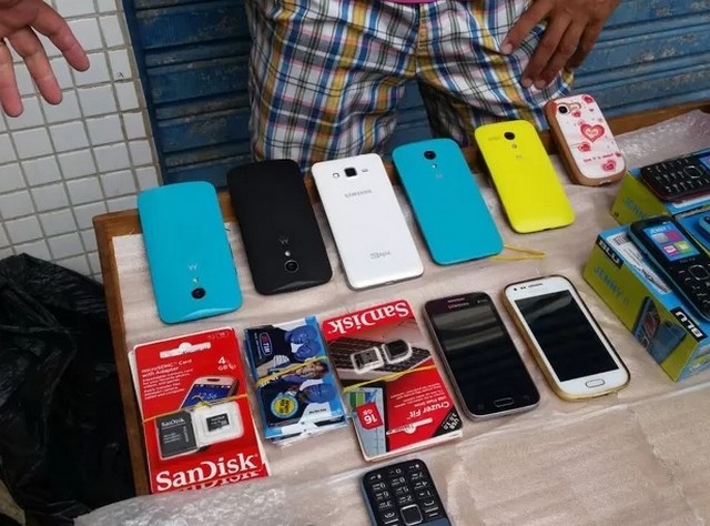 Material apreendido pela Polícia Militar em Picos (Crédito: Divulgação/Polícia Militar)