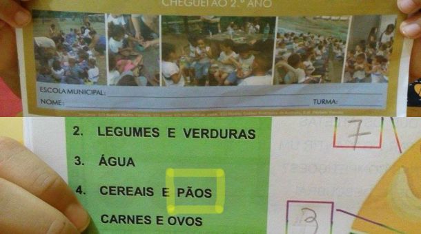 Livro com erro (Crédito: Reprodução)