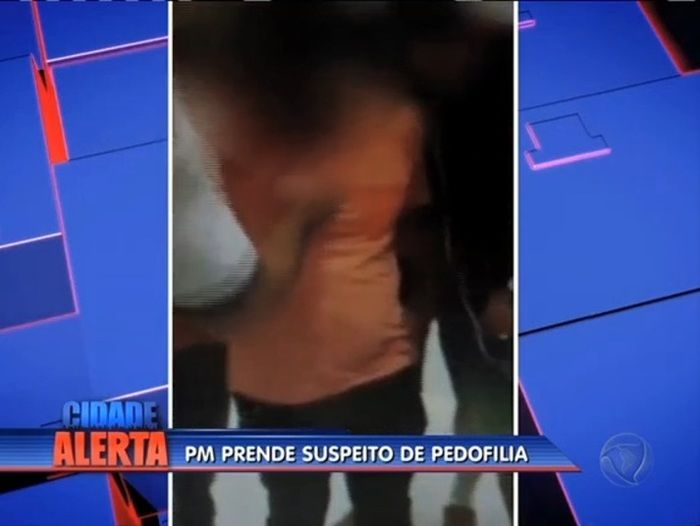 Acusado de pedofilia é preso (Crédito: Reprodução)