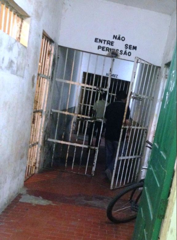 Acusado foi levado para Central de Flagrantes (Crédito: Reprodução)