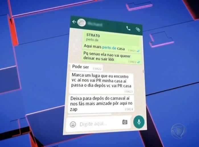 Mensagens trocadas pelo pedófilo e a mãe do garoto (Crédito: Reprodução)