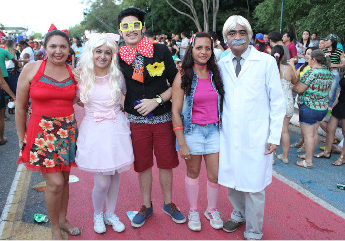 Várias fantasias chamaram atenção (Crédito: David Carvalho)