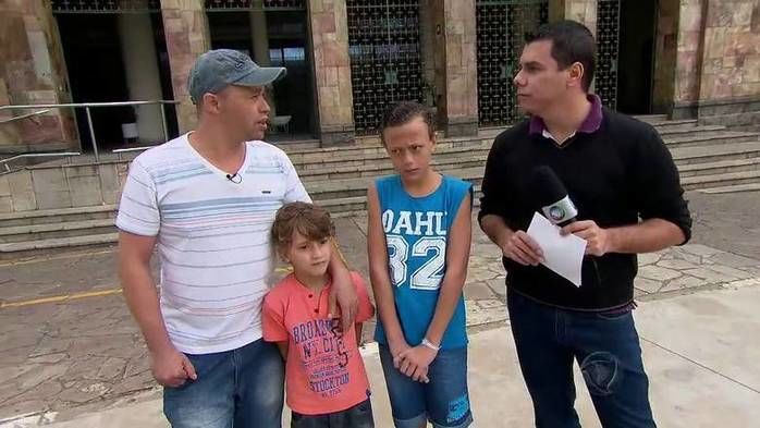 Família ficou intrigada com a situação (Crédito: Reprodução)