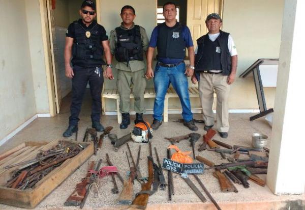 Oficina de armas em José de Freitas
