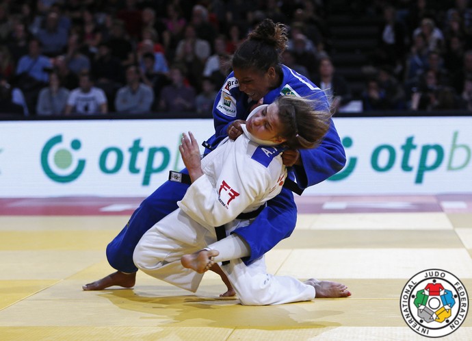 Rafaela Silva contra a polonesa Podolak (Crédito: IJF Media by G. Sabau)