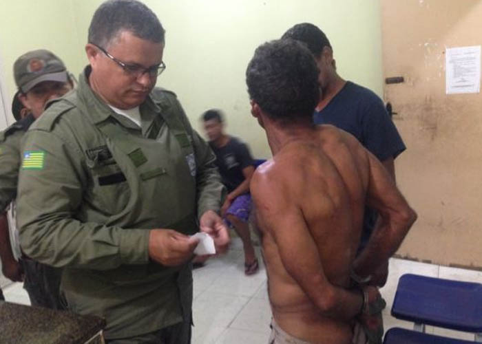 Homem foi detido por uma guarnição no litoral