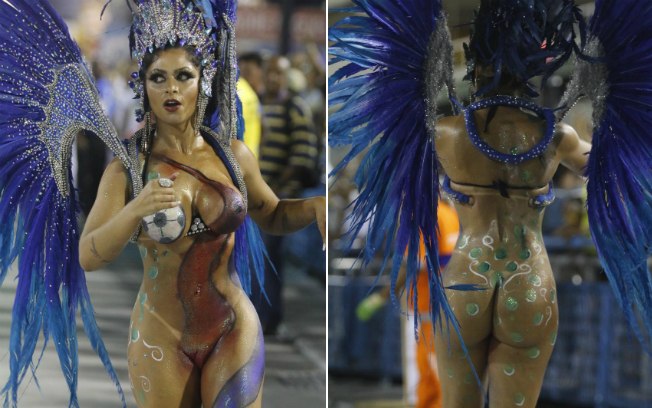 Ellen Santanna na Sapucaí