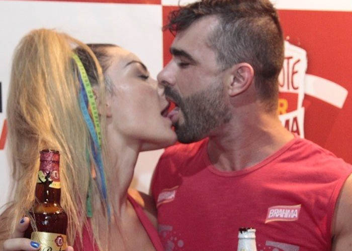 Laura Keller e o namorado Jorge Souza