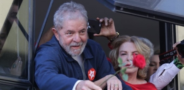 Lula e esposa (Crédito: Divulgação )