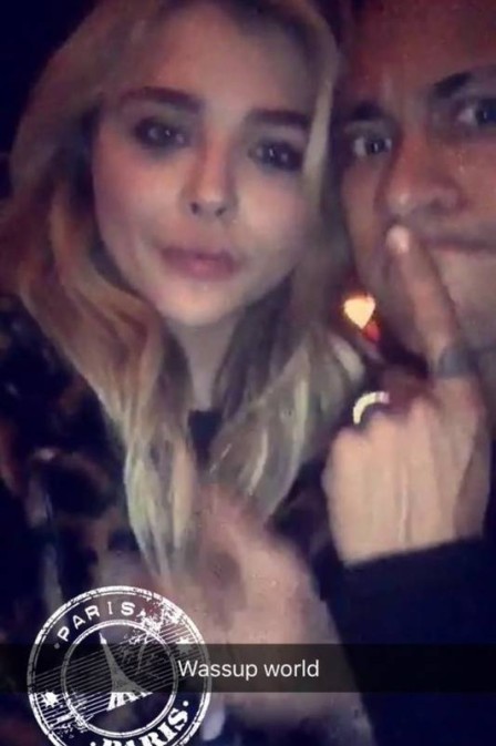 Neymar e Chloe Grace Moretz