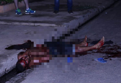 Segundo os policiais, os indícios apontam para uma execução (Crédito: Portal RV)