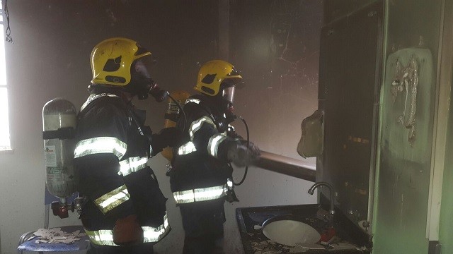 Vazamento de gás provoca incêndio em consultório odontológico (Crédito: Reprodução)