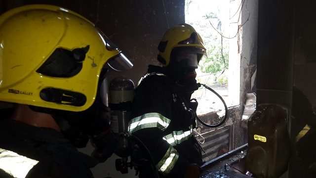 Vazamento de gás provoca incêndio em consultório odontológico (Crédito: Reprodução)