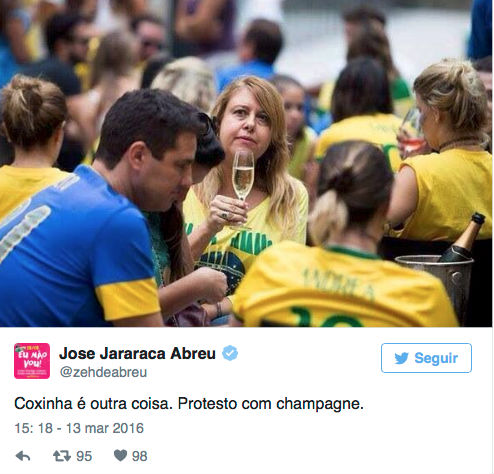 José de Abreu critica manifestações e faz postagens irônicas (Crédito: Reprodução)