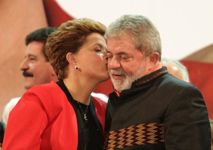 Dilma Rousseff e o ex-presidente Luiz Inácio Lula da Silva