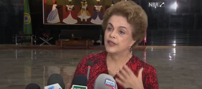 Dilma falou sobre a nomeação de Lula (Crédito: Reprodução)