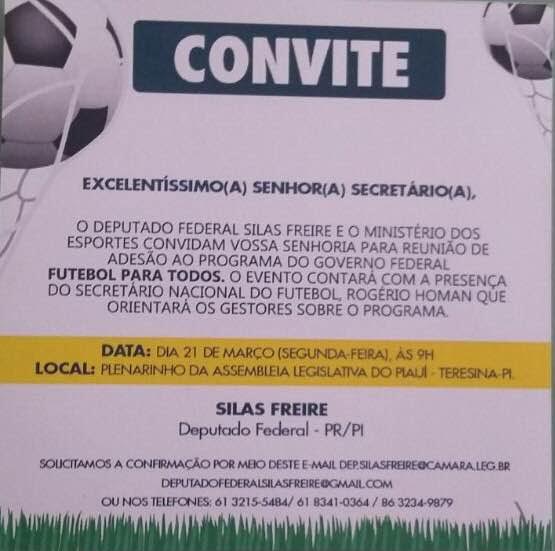 Convite para reunião