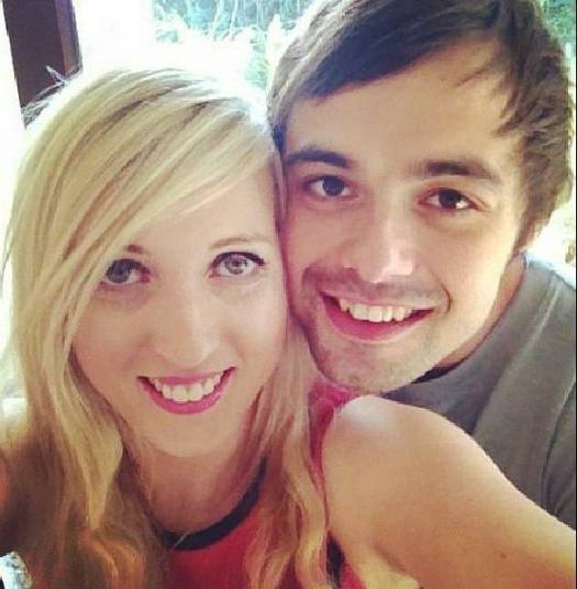 Rachel Gow e o namorado Anton