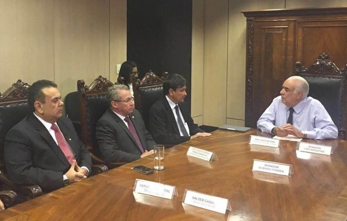 Silas esteve no Ministério do Transporte intermediando reunião