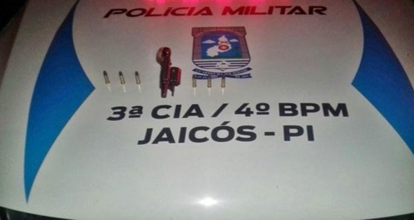 Arma apreendida com Orisvaldo José da Costa