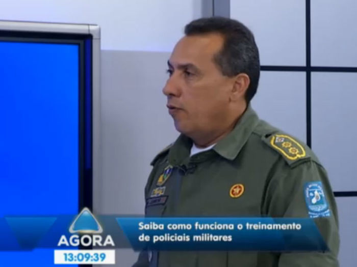 Coronel explica como funciona a formação de policiais (Crédito: Reprodução/TV Meio Norte )