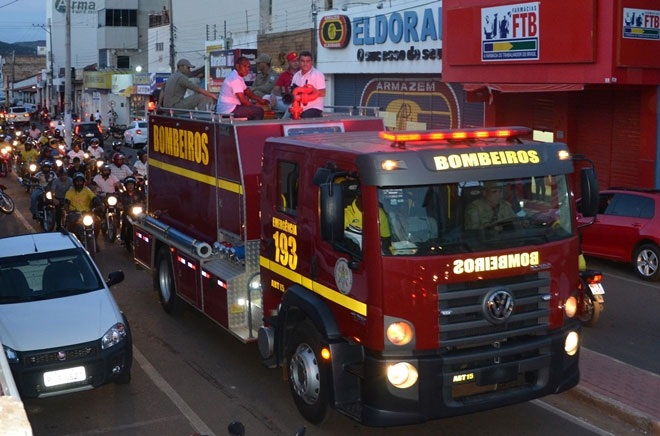 Corpo de Leonardo no Corpo de Bombeiros (Crédito: Folha Atual )