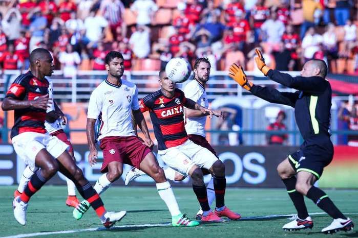 Fla-Flu com Pacaembu lotado