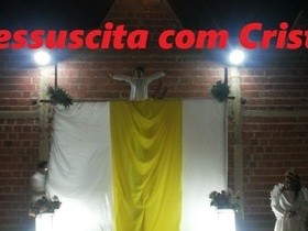 Crianças do Bairro Santa Clara apresentam “A Paixão de Cristo”