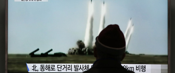 Coreia do Norte dispara mísseis de curto alcance no mar