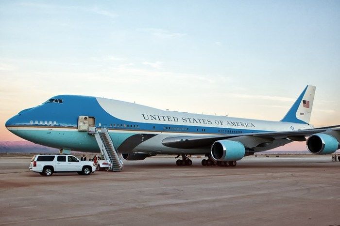 Avião presidencial “Air Force One”, um Boeing 747