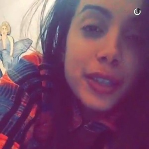 Anitta se manifestou no Snapchat (Crédito: Reprodução )