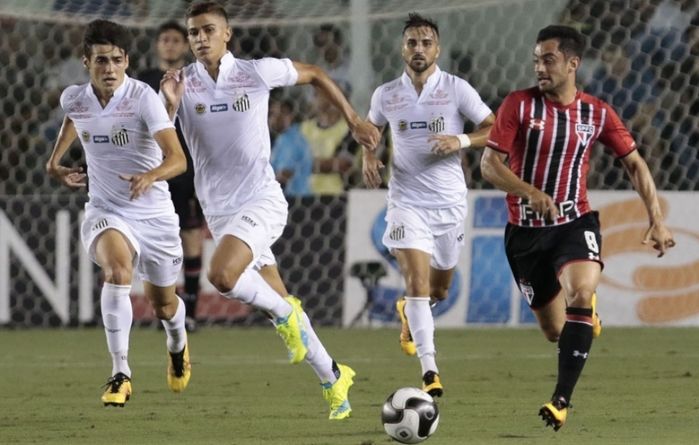 Santos e São Paulo ficaram no empate (Crédito: Lance)